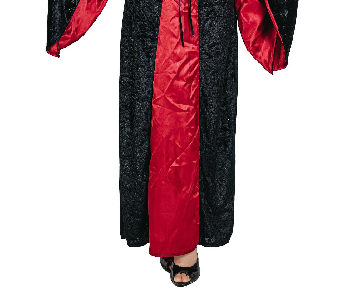 Costume for adult Ruby Vamp (hooded dress), size S